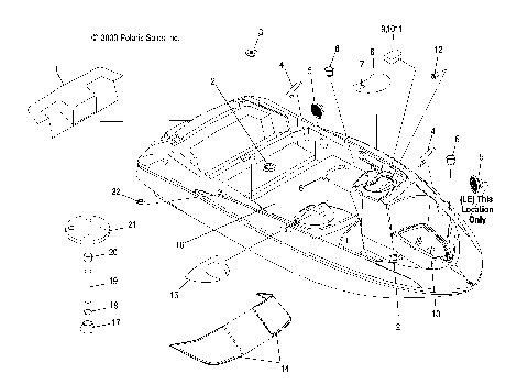 COCKPIT - B045606DA/DC/DB/DD/B045706CA/CC/CB/CD/B045607CA/CC/CB/CD/B045707CA/CC/CB/CD (4990669066A04)