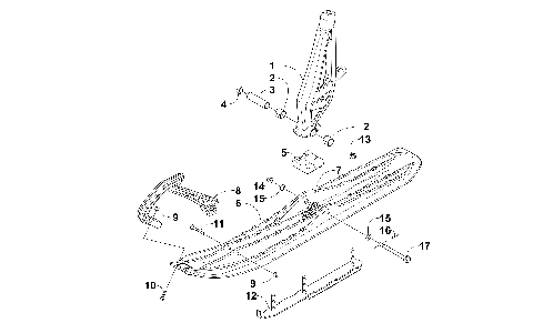 SKI AND SPINDLE ASSEMBLY [97833]