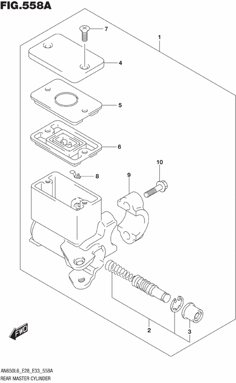 REAR MASTER CYLINDER