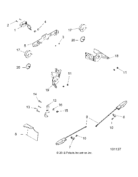 ELECTRICAL, TURN SIGNALS and LICENSE PLATE - A17SVE95FM [101137]