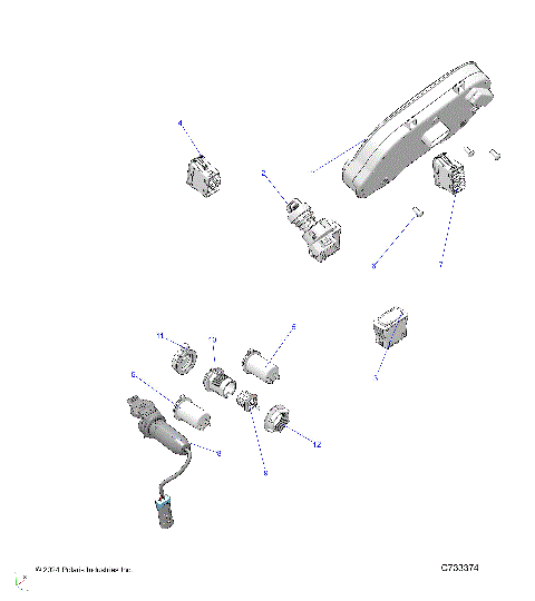 ELECTRICAL, DASH INSTRUMENTS - R25RRP99CP (C733374)
