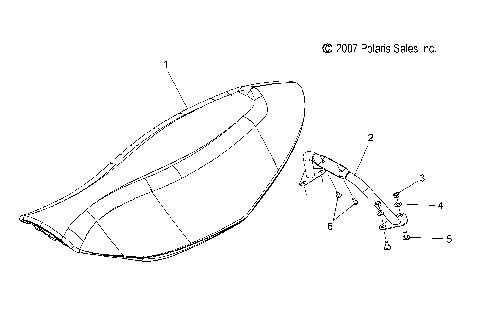 BODY, SEAT - S08PK6FS/FE/PM6FS/FE (49SNOWSEAT08600RMK)