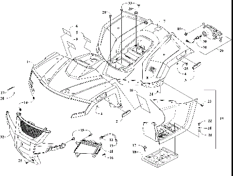 BODY PANEL AND HEADLIGHT ASSEMBLY [304179]