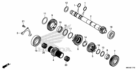 TRANSMISSION (MAINSHAFT)