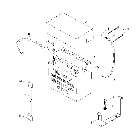 BATTERY BOX - B994978 (4951515151b006)