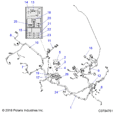 ELECTRICAL, WIRE HARNESSES - D21BBPD4B4 (C0704761)
