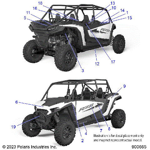 BODY, DECALS - Z24NME99NM (900665)