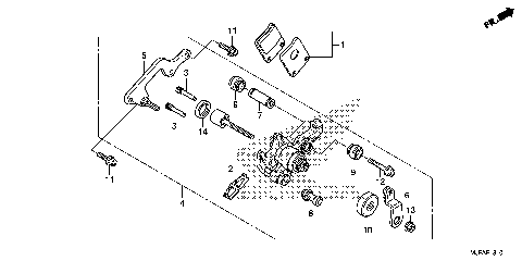 PARKING BRAKE CALIPER