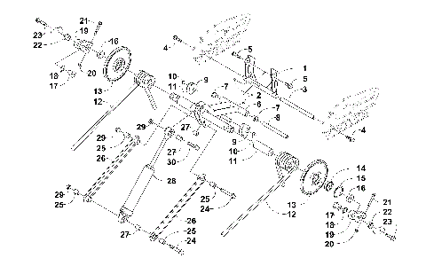 REAR SUSPENSION REAR ARM ASSEMBLY [102952]