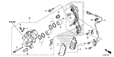 FRONT BRAKE CALIPER (2)