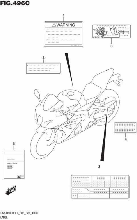 LABEL (GSX-R1000RL7 E33)