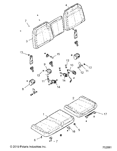BODY, SEAT - R21TAE99A9/AG/AP/AS/B9/BG/BP/BS (702681)