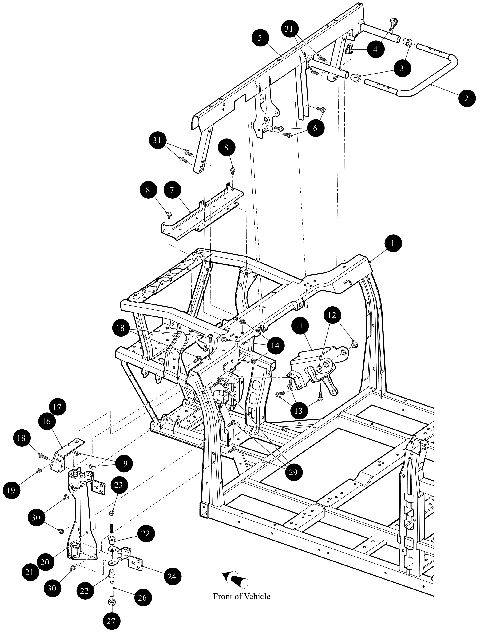 FRAME - FRONT [302416]