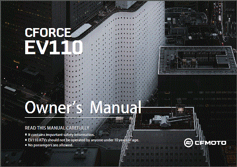 OWNER'S MANUAL