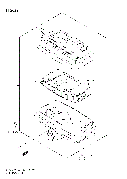 SPEEDOMETER (LT-A500XPZL2 E33)