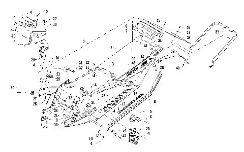 CHASSIS, REAR BUMPER, AND SNOWFLAP ASSEMBLY [92184]