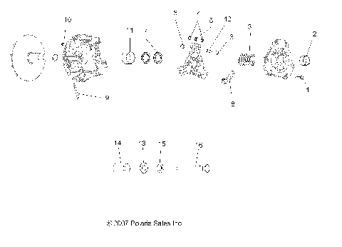 DRIVE TRAIN, PRIMARY CLUTCH - A12MH50FF/FX/FY (49ATVCLUTCH08SP500)