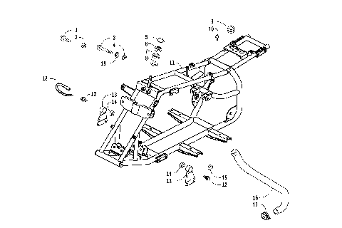 FRAME AND RELATED PARTS ASSEMBLY [87721]