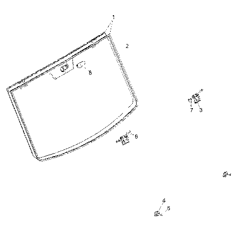BODY, WINDSHIELD - R16B2PD1AA (49BOBCATWINDSHIELD13900DH)