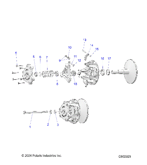 DRIVE TRAIN, CLUTCH, PRIMARY - S25MDX6DSA/6DEA (C602925)
