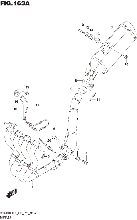 MUFFLER (GSX-R1000L5 E03)