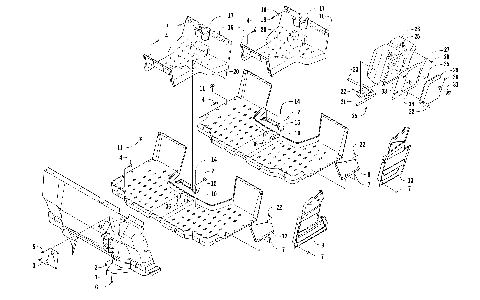 CONSOLE AND FLOOR PANEL ASSEMBLY [301527]
