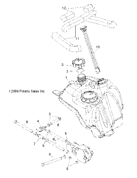 BODY, FUEL SYSTEM - A10NA32FA (49ATVFUEL10SCRAMI)