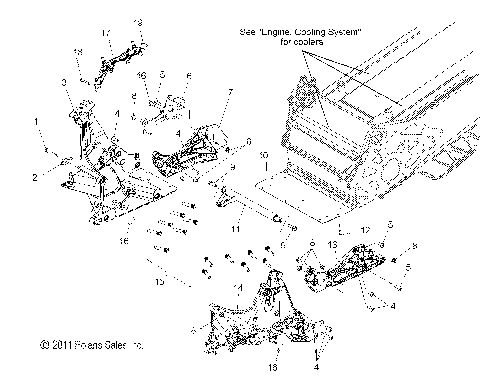 CHASSIS, BULKHEAD ASM. - S12CN8/CY8 ALL OPTIONS (49SNOWCHASSISFRT12ASLT)