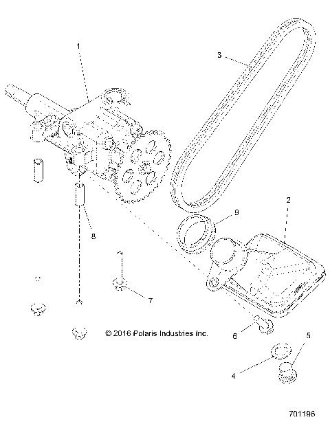 ENGINE, OIL PUMP - Z19VFE99AD/BD/AK/BK/AN/BN/LD/K99AD/BD/AK/BK/AN/BN/LK/LE/L99AC/BC/M99AL (701196)