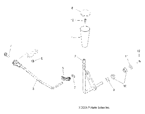DRIVE TRAIN, GEAR SELECTOR - A09ZX85FS/CFS (49ATVGEARSELECT09SPXP550)