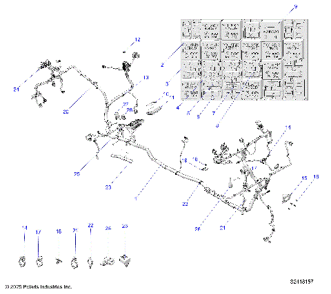 ELECTRICAL, HARNESS CHASSIS - 2418157-01 (S2418157-01)