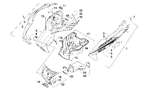 HOOD AND AIR INTAKE ASSEMBLY [101421]