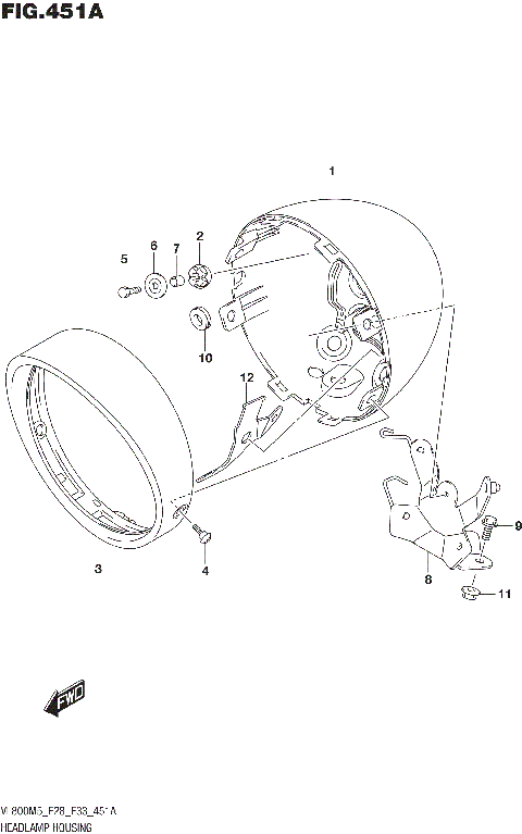 HEADLAMP HOUSING