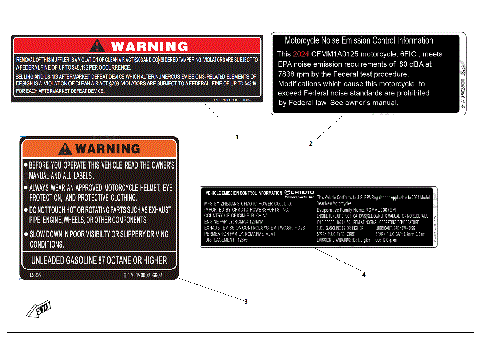 WARNING DECAL(US)