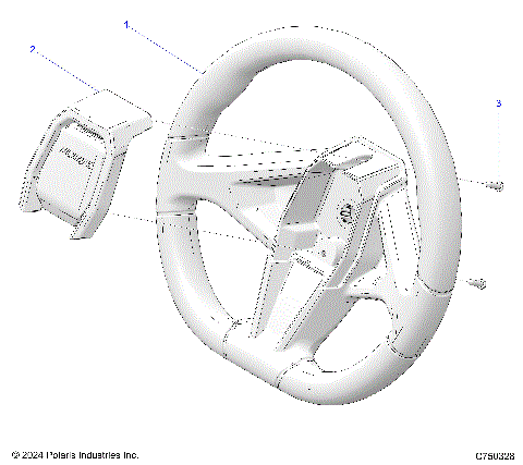 STEERING, WHEEL - Z25S4B92AF/BF (C750328)