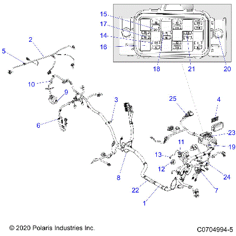 ELECTRICAL, WIRE HARNESS - Z21ASE99F5/S99C5/E5 (C0704994-5)