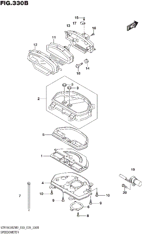 SPEEDOMETER (E03,E33)