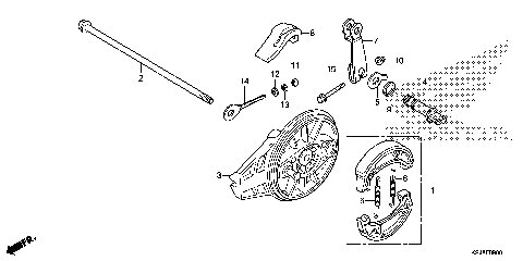 REAR BRAKE PANEL