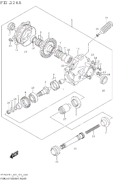 FINAL BEVEL GEAR (REAR)