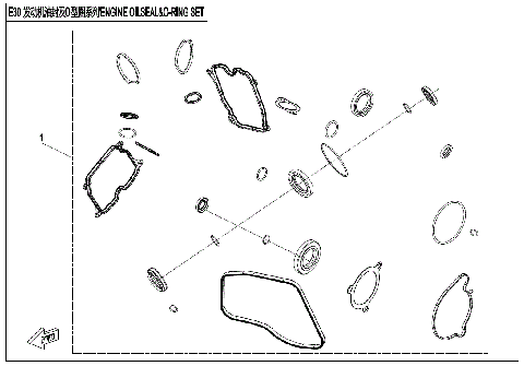 ENGINE OIL SEAL & O-RING KIT