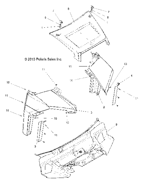 BODY, HOOD - R16B1PD1AA/2P (49BRUTUSHOOD13)