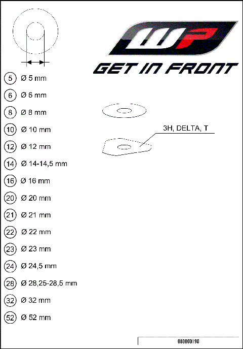 WP SHIMS FOR SETTING
