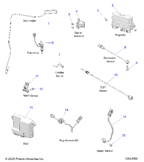 ELECTRICAL, COMPONENTS - S26TLC8MS/TLR8MS (C603089)