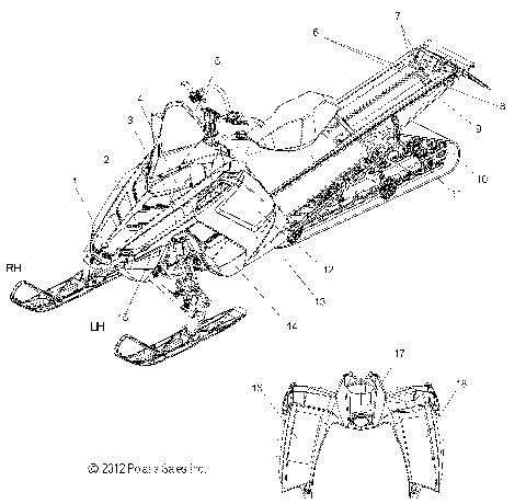 BODY, DECAL, LE SNOW CHECK  OPTIONS - S13CG8/CH8 ALL OPTIONS (49SNOWDECAL13SCLEPRMK)