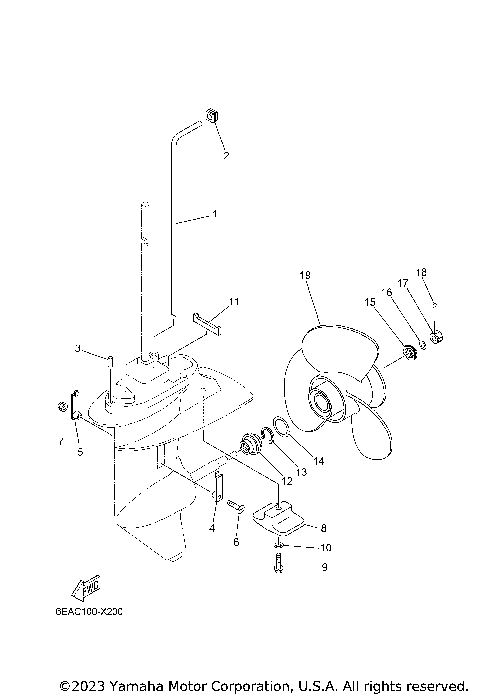 LOWER CASING DRIVE 2