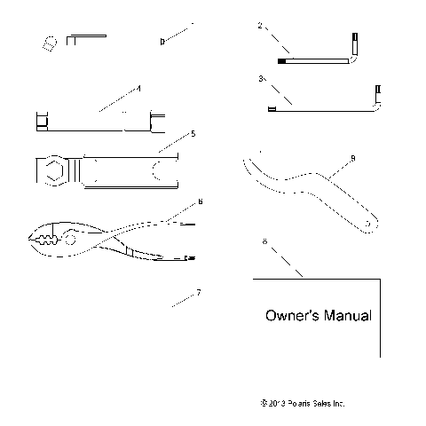 REFERENCES, TOOL KIT and OWNERS MANUAL - Z14VE76FX/FI (49RGRTOOL14RZRSI)