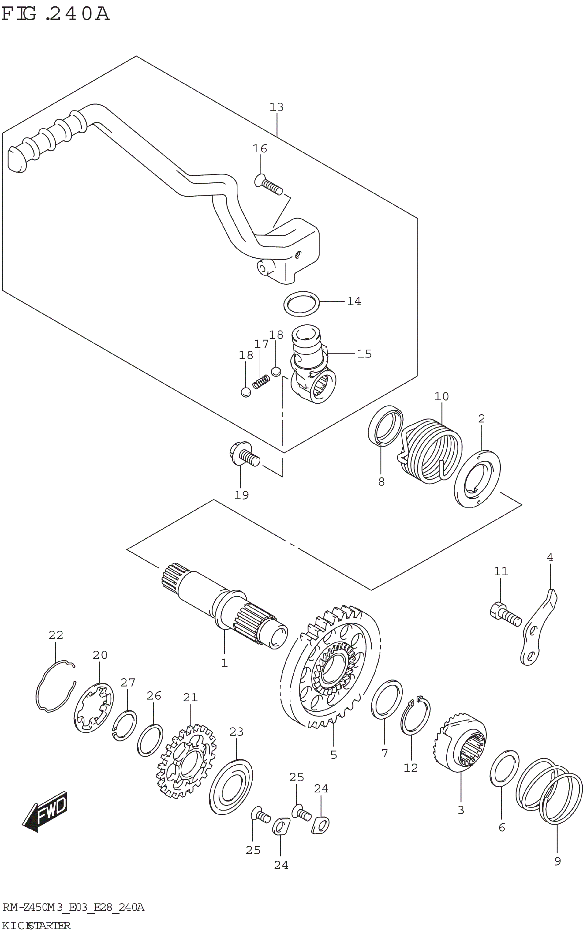 2023 Suzuki RM,Z450 (RM,Z450M3) KICK STARTER Motorcycles