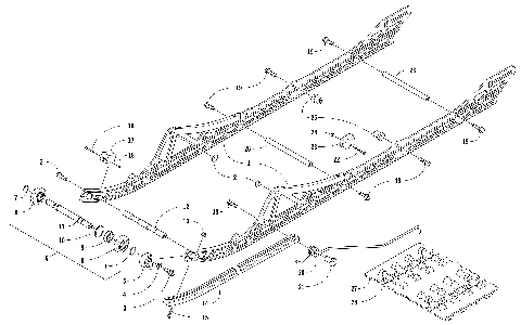 SLIDE RAIL AND TRACK ASSEMBLY [107190]