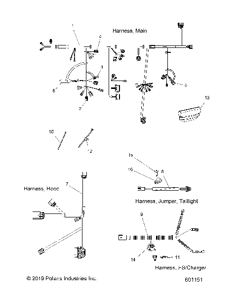 ELECTRICAL, WIRE HARNESS - S20CBA6GSL (601151)
