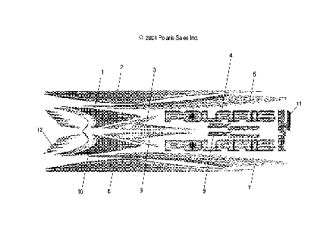 DECALS - B045606DA/DC/DB/DD/B045706CA/CC/CB/CD/B045607CA/CC/CB/CD/B045707CA/CC/CB/CD (4990669066A14)